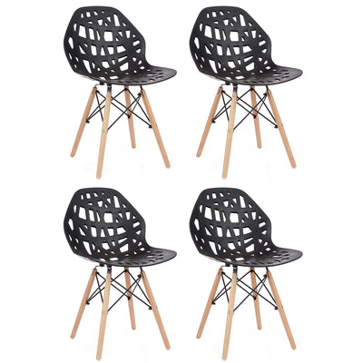 Set of 4 Cut Out Side Chair