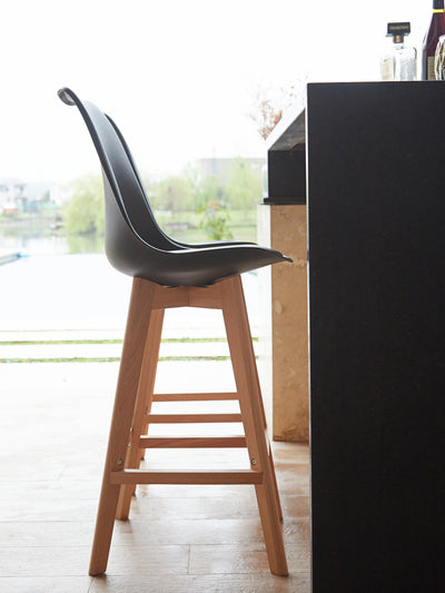 Set of 2 Bar Stool Nordic High Chair