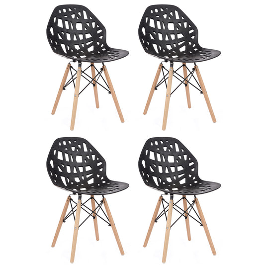 Set of 4 Akron Cut Out Side Chair