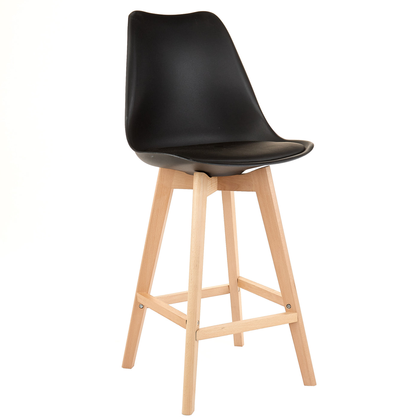 Set of 2 Bar Stool Nordic High Chair