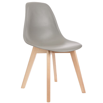 Modern Wooden Legs  Side Chair